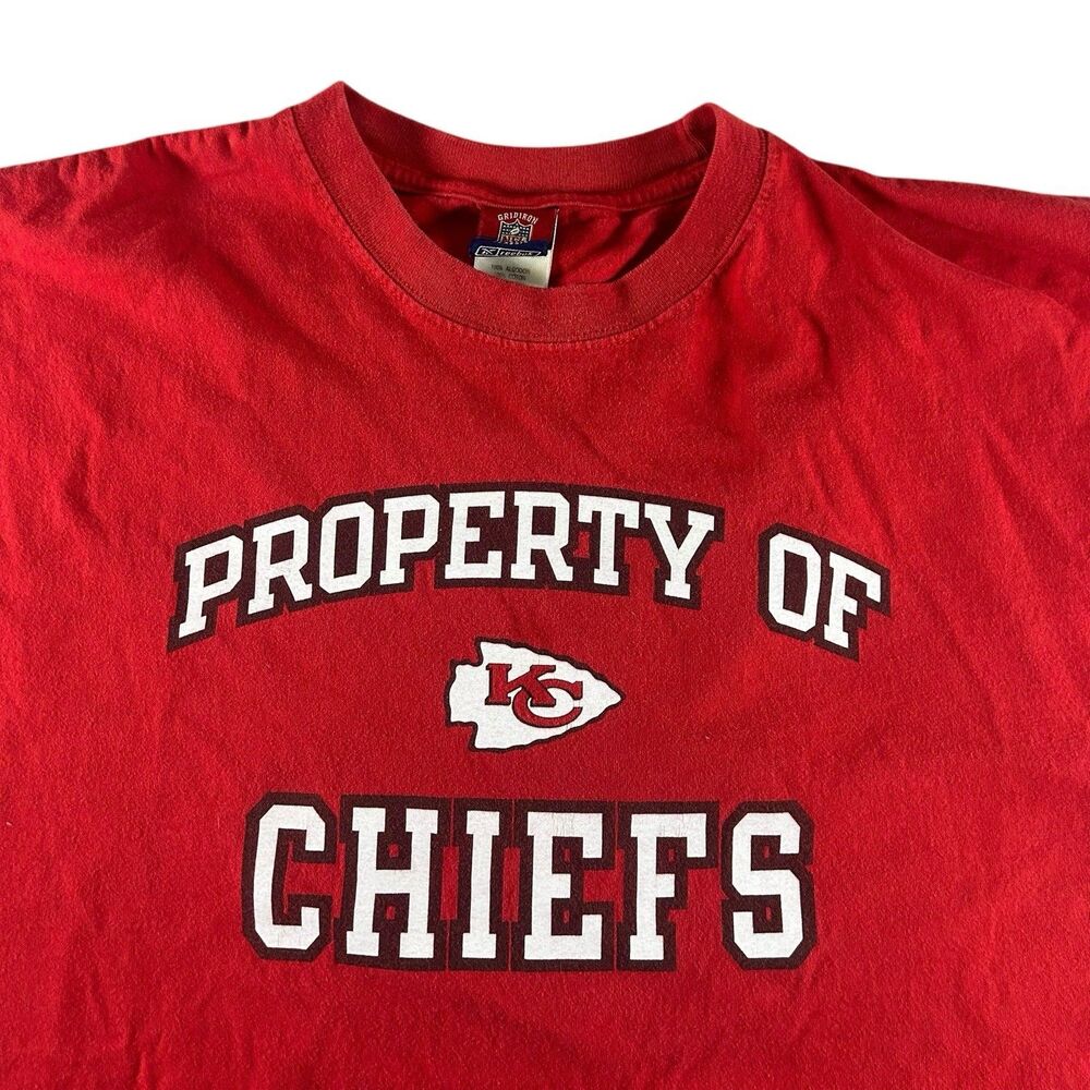 Kansas City Chiefs Graphic Shirt Men’s XL Reebok Gridiron Red Y2K NFL Classic